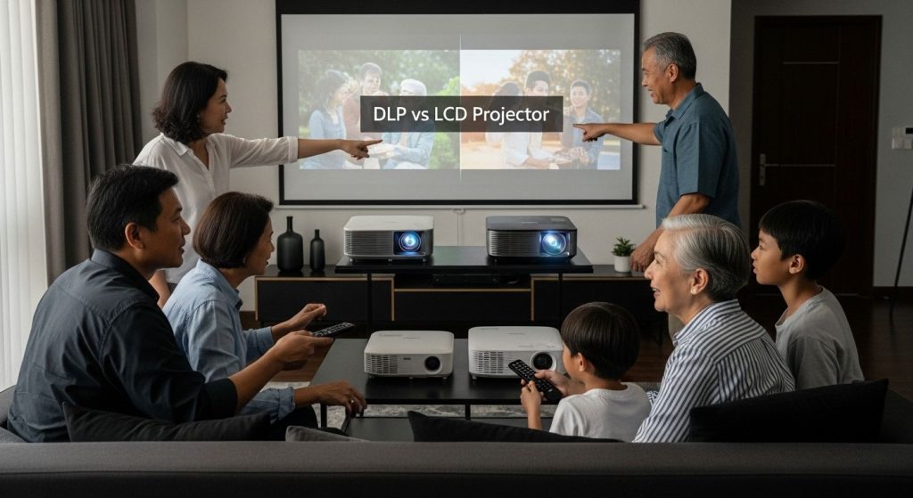 dlp vs lcd projector