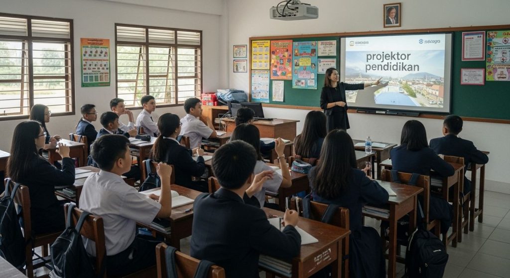 kelas projektor pendidikan