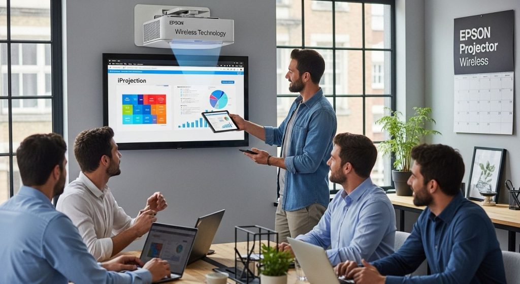 epson projector wireless meeting