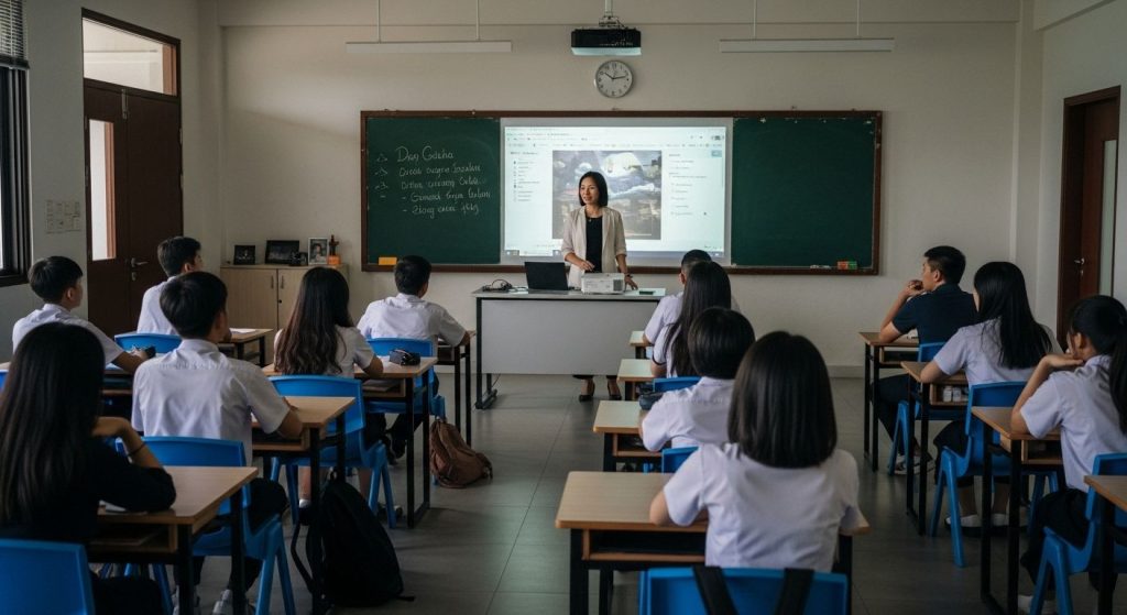 projektor pendidikan digital