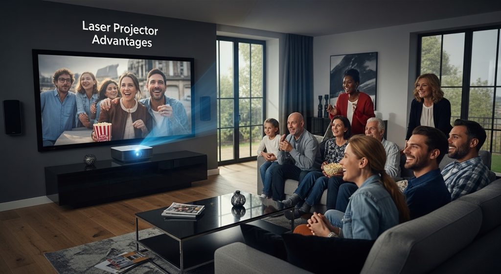 home laser projector advantages