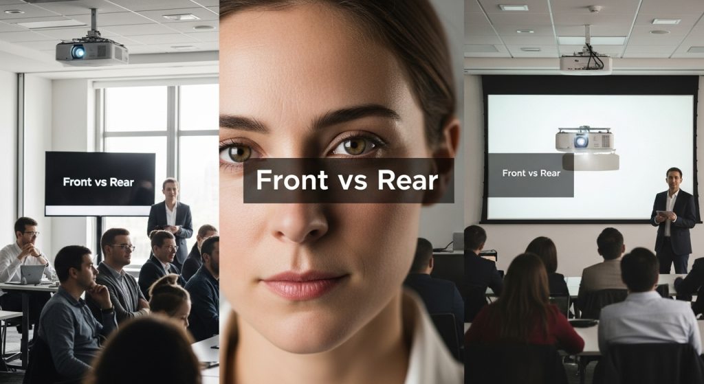 front rear projection comparison