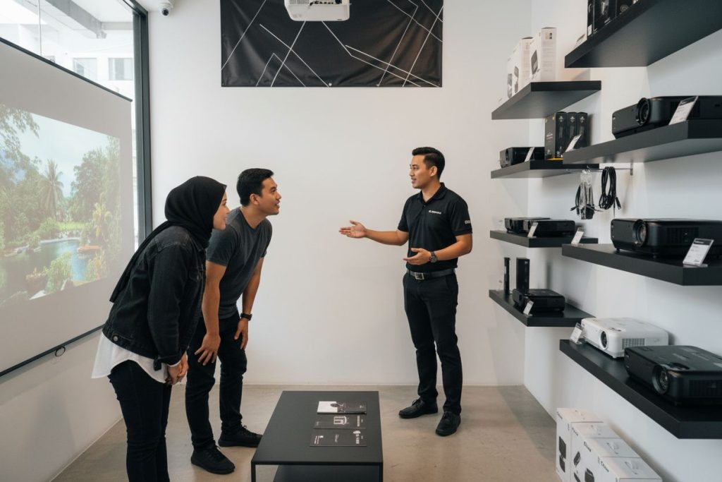 kedai projektor pemula