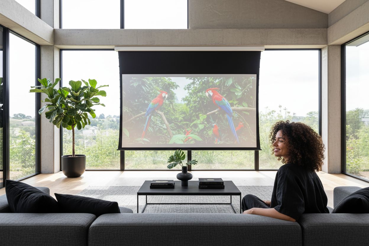 Complete Guide to Ambient Light Rejecting Screens - Projector Display