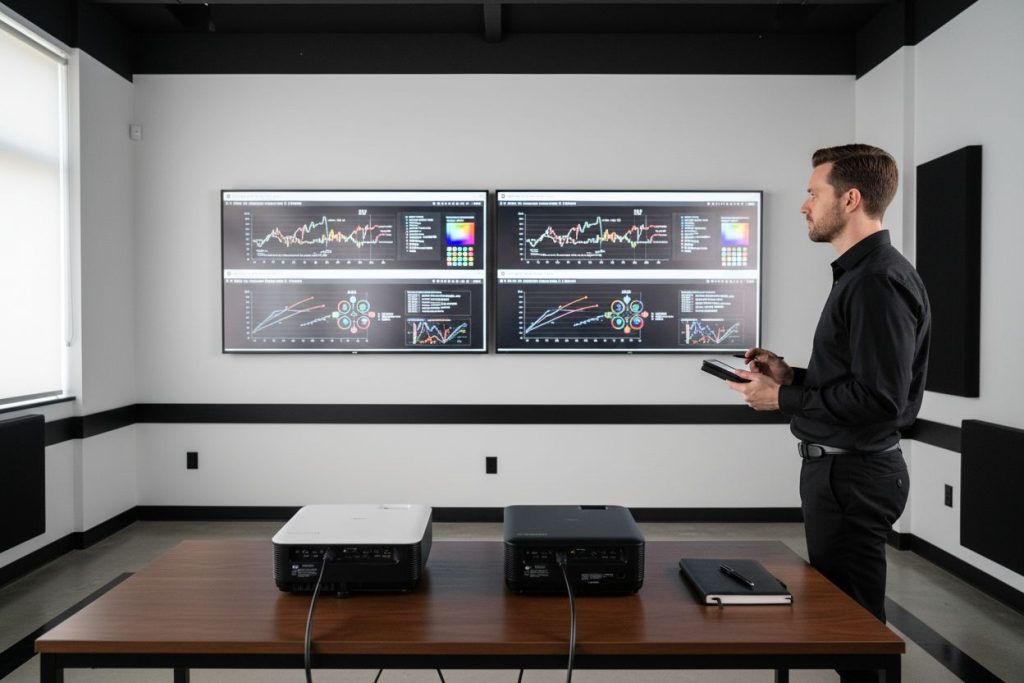 perbandingan projektor profesional