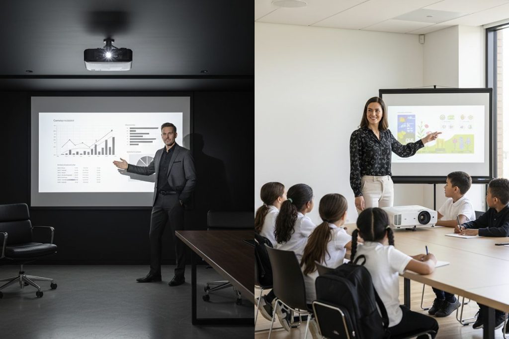 suasana pejabat projektor