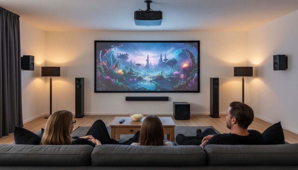home projector setup