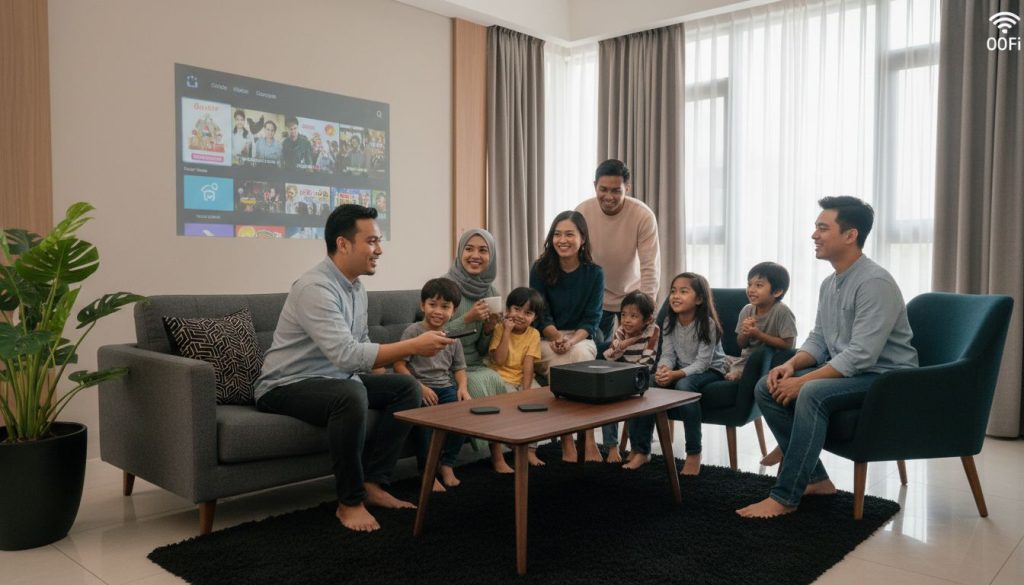 penggunaan smart projektor