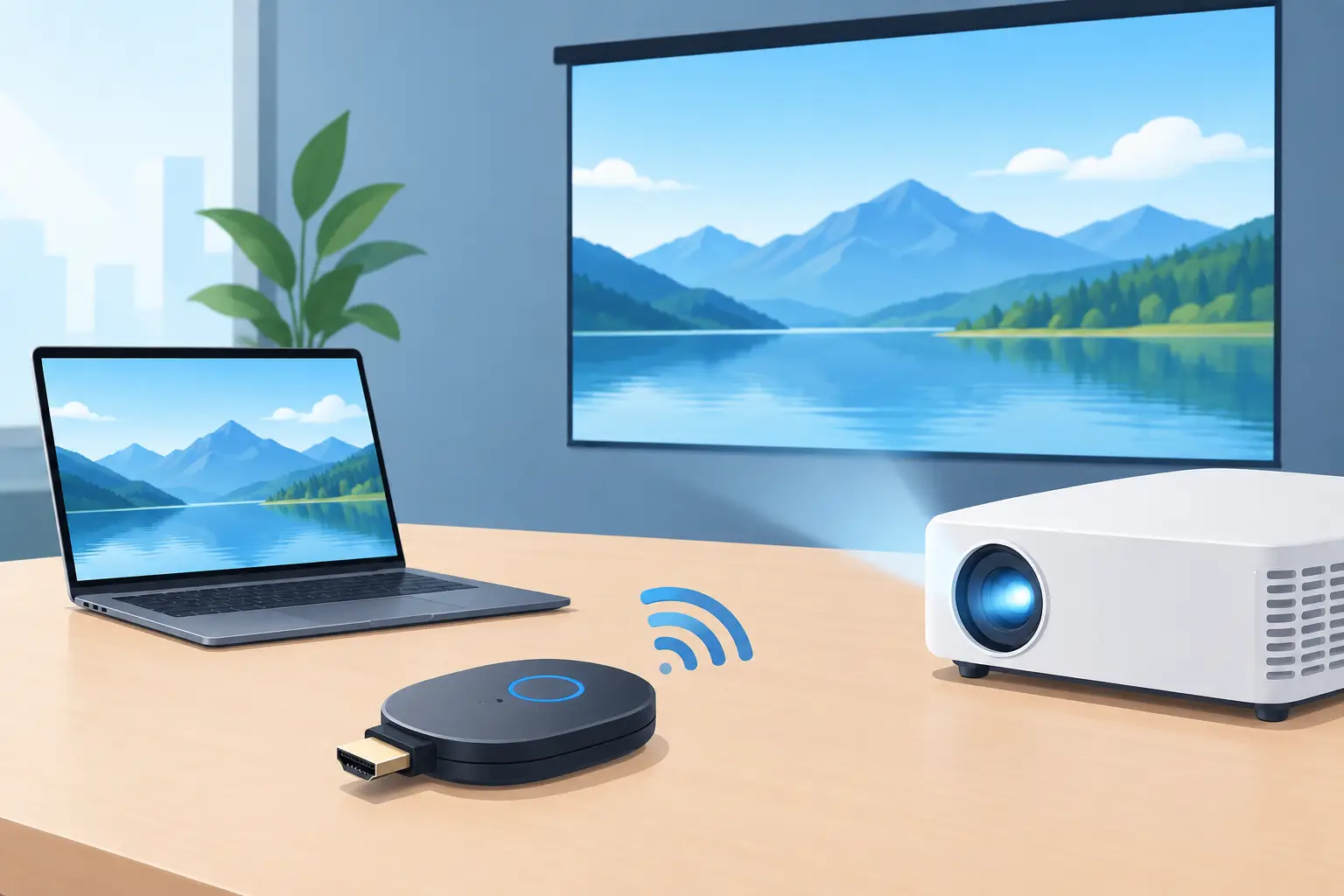 Best Wireless Display Dongle for Projectors