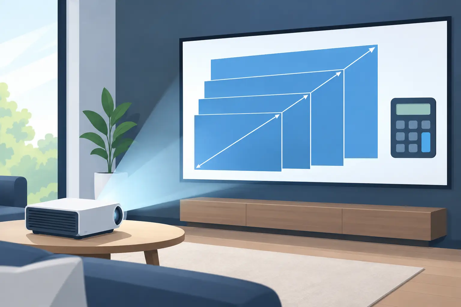 Projector Screen Size Calculator Made Simple